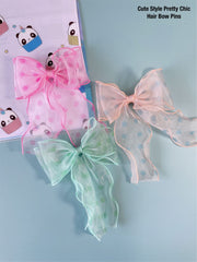Cute Style Pretty Hair Bow Pins..