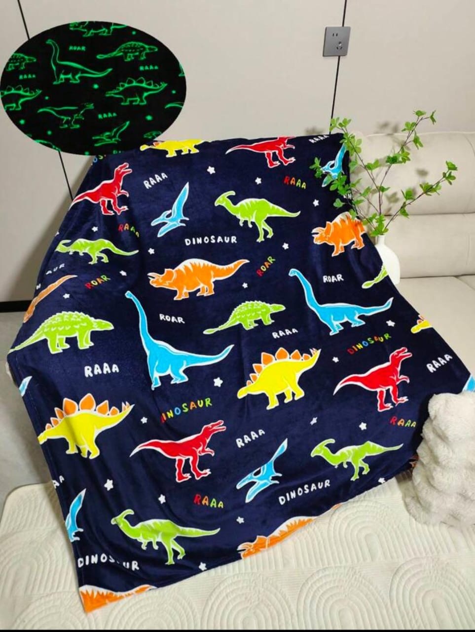 Glow in the dark blanket