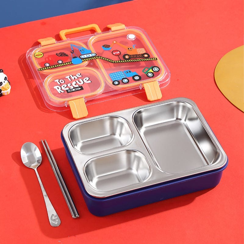 Stylish 3 grid lunch box