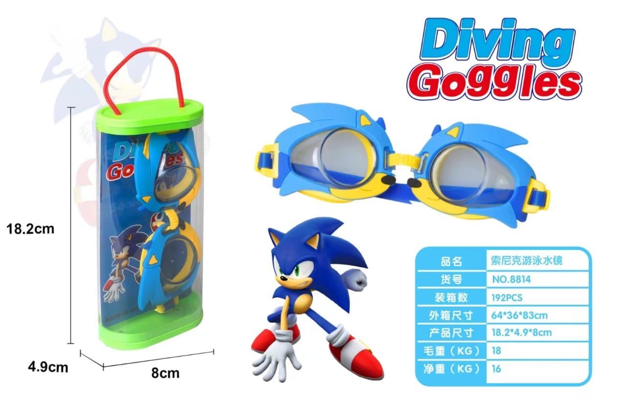 Kids character swimming goggles