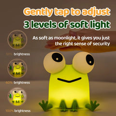 Frog silicon light lamp