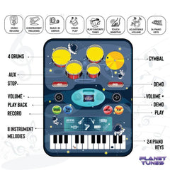 Electrobotic 2 in 1 Musical Playmat for kids