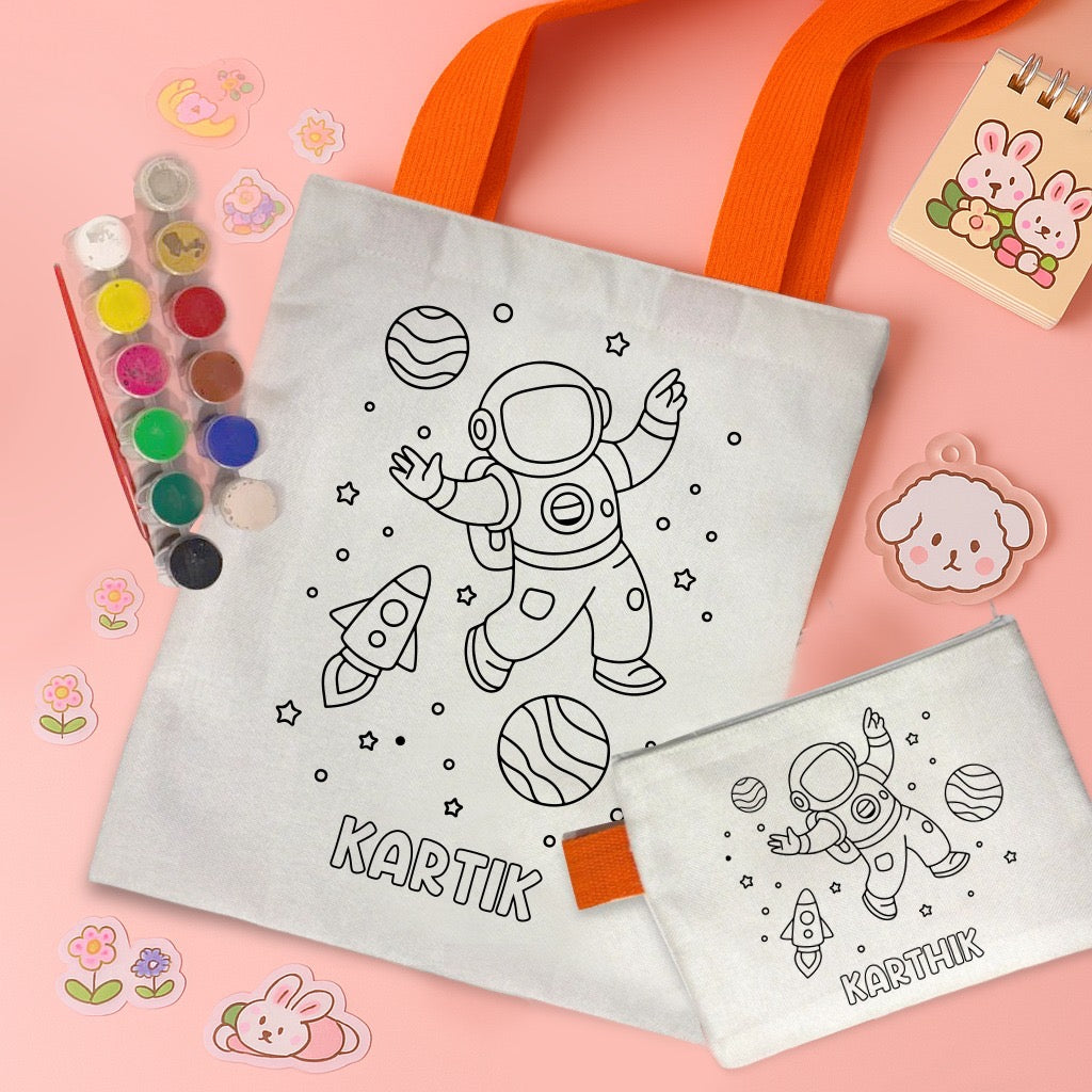 Personalised DIY bag pouch combo