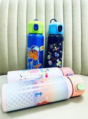 Cute kids insulated sipper bottle