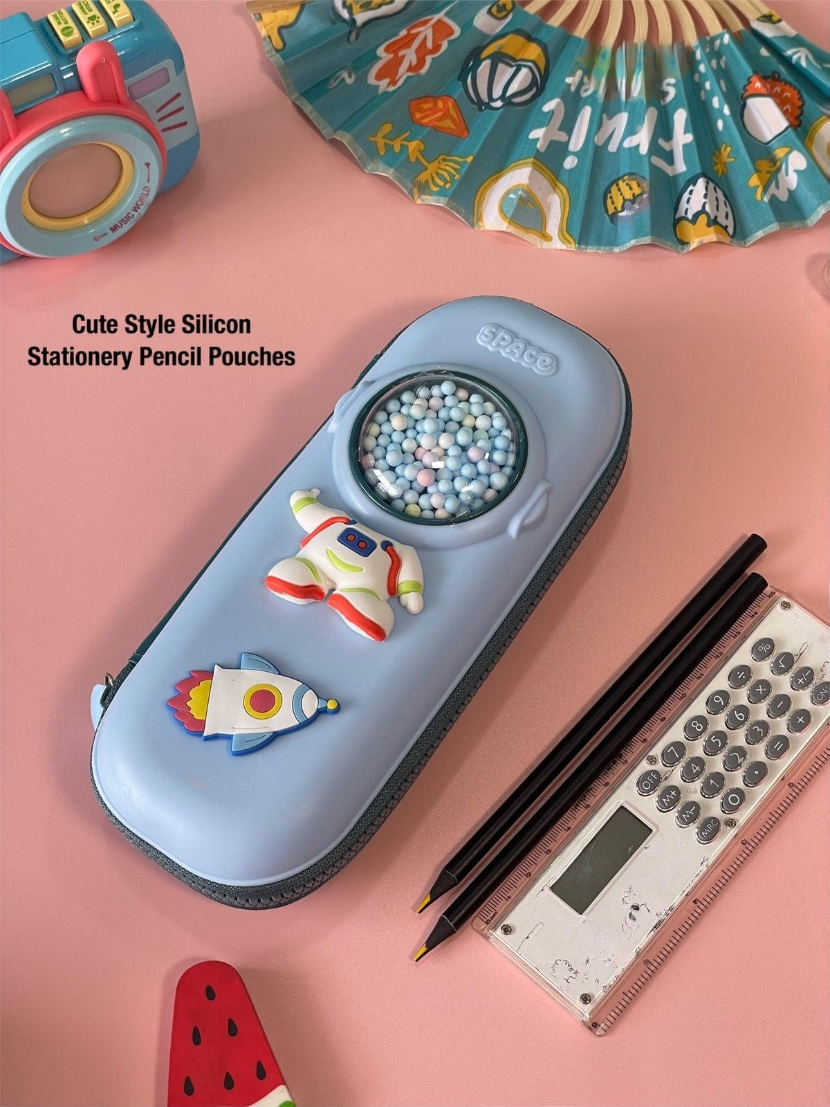 Cute silicon pencil cases