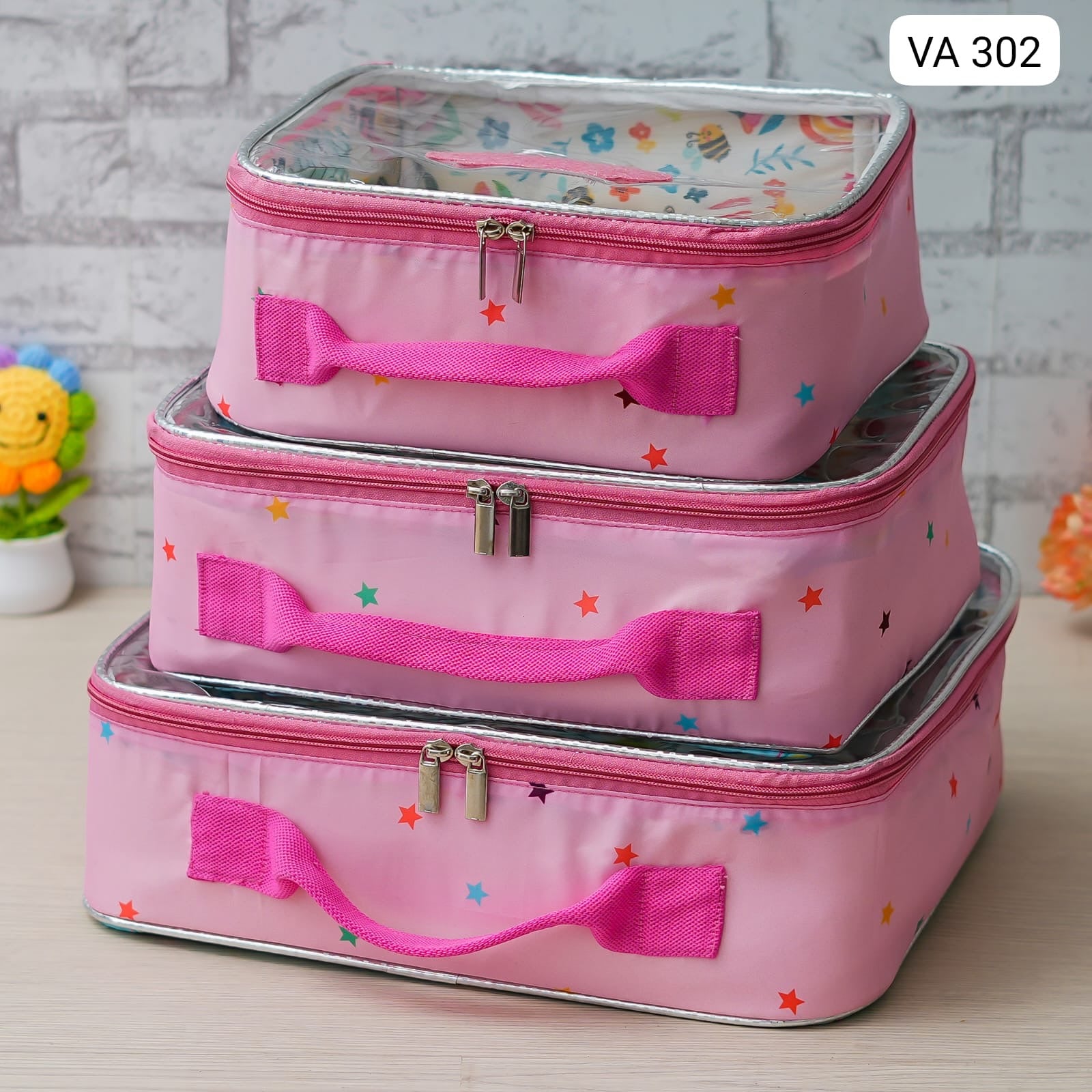 Personalised 3 piece organiser set