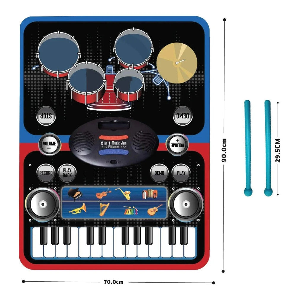 Electrobotic 2 in 1 Musical Playmat for kids