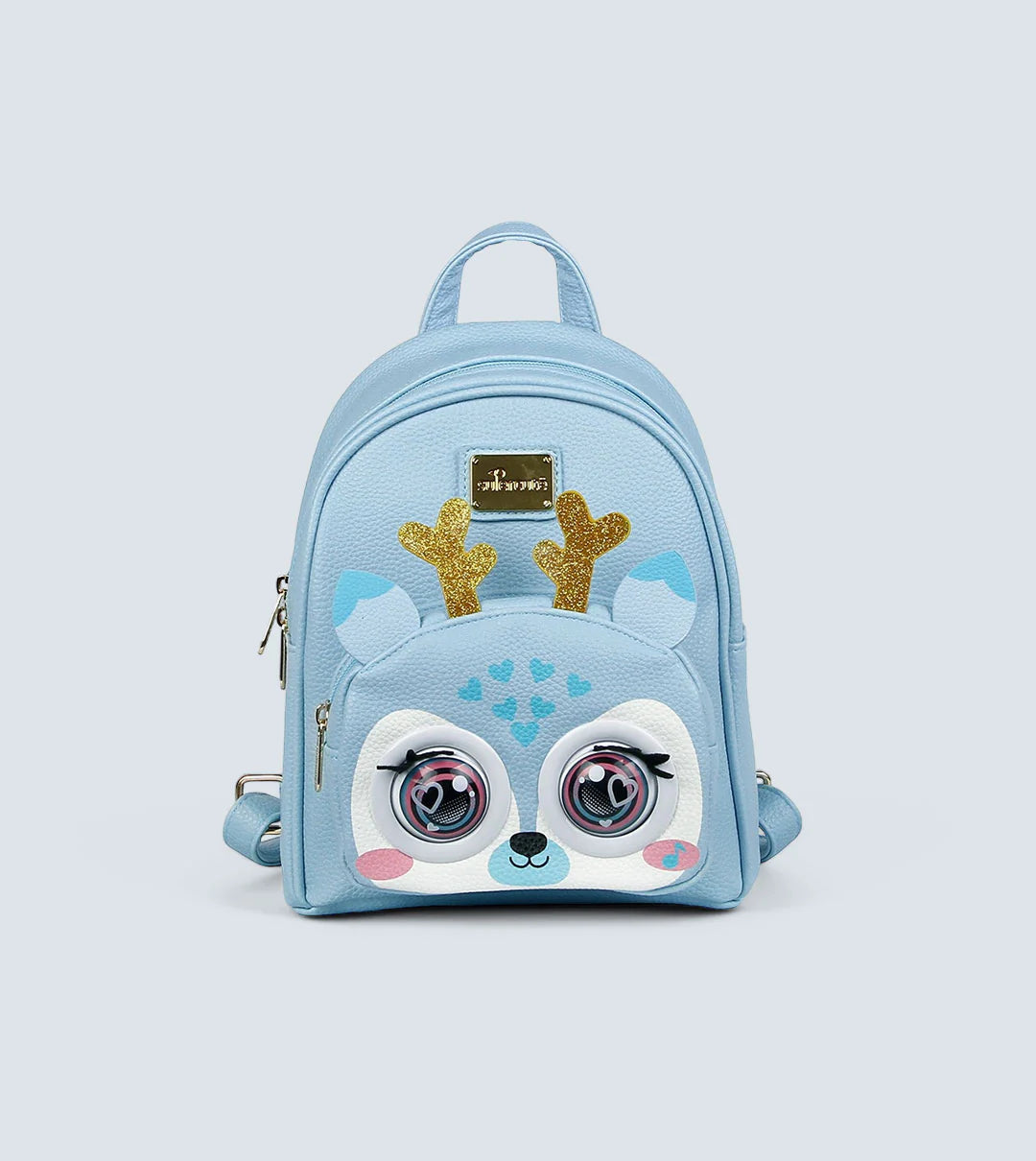 Interactive kids blink backpack