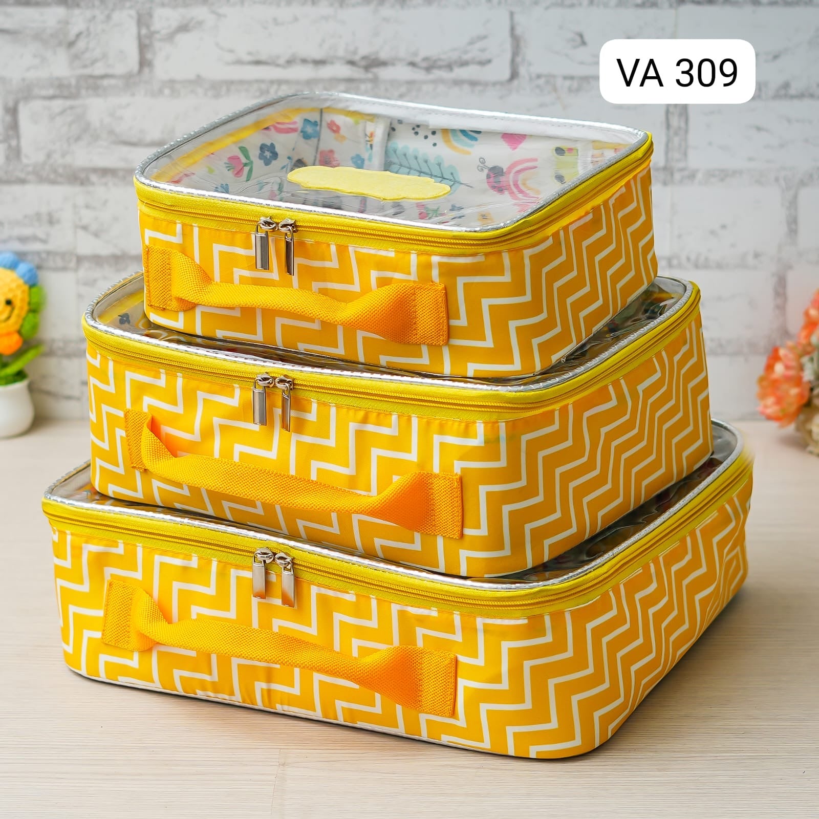 Personalised 3 piece organiser set