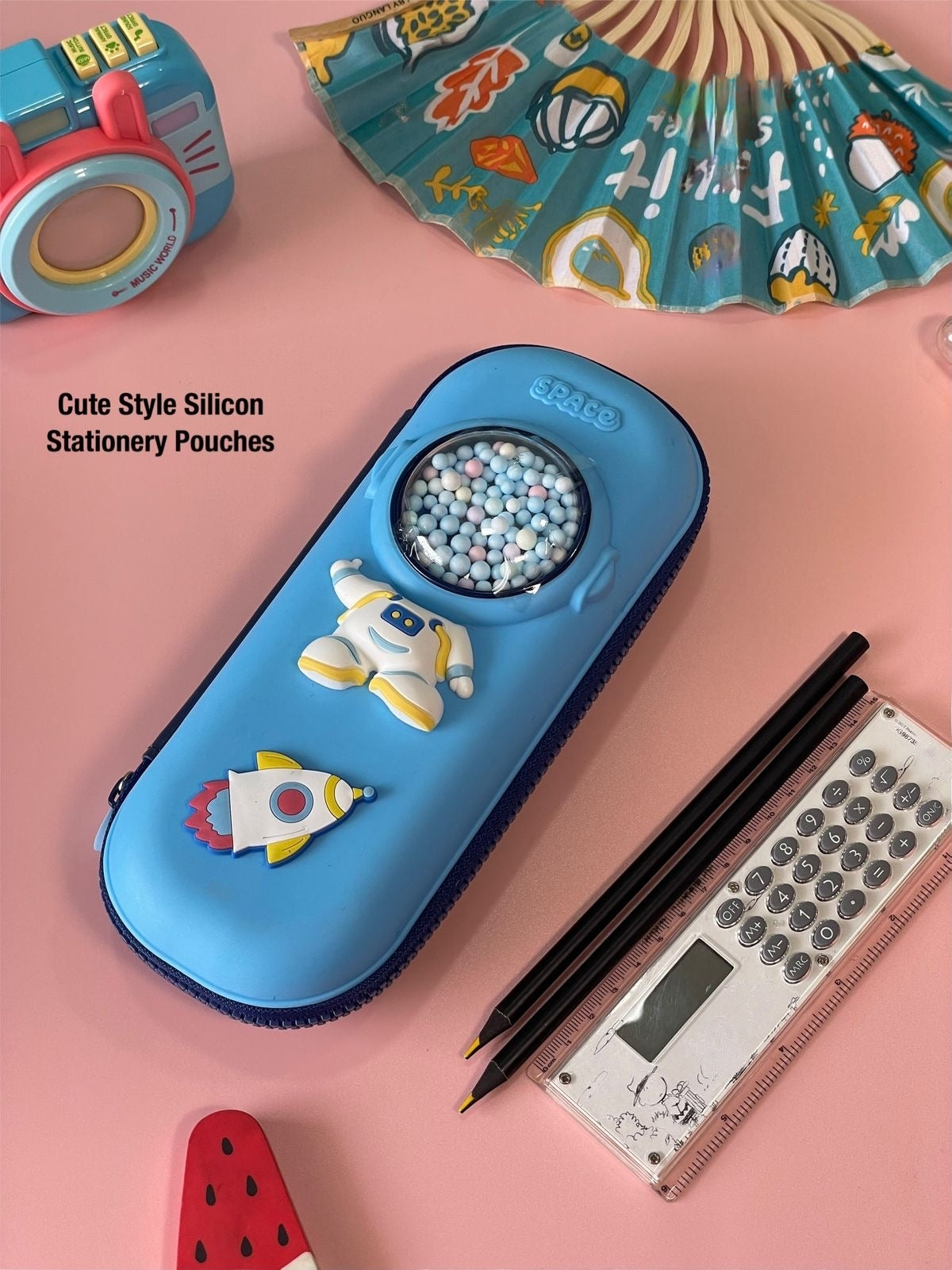 Cute silicon pencil cases