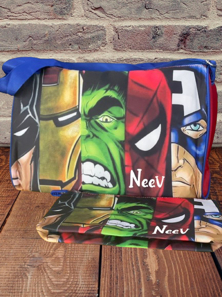 Personalised duffle combo