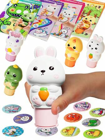 Magic stamper - 100 reusable stickers