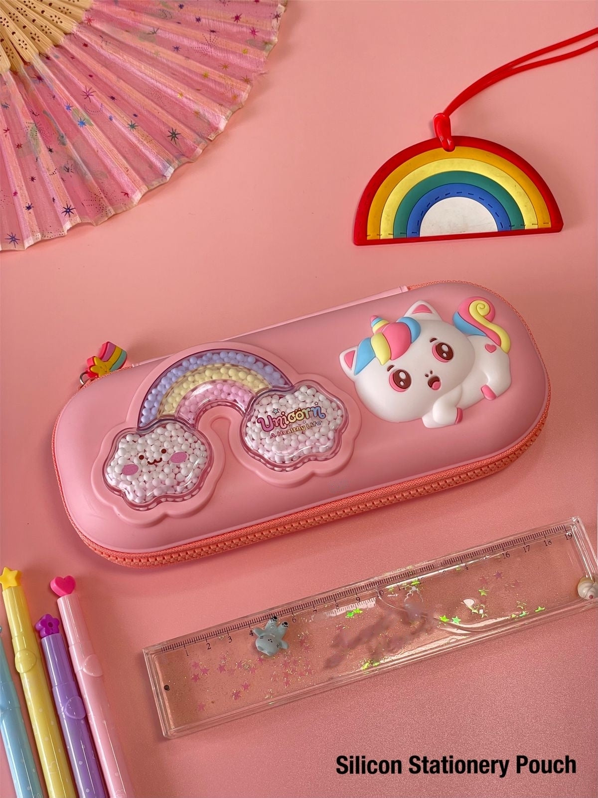 Cute silicon pencil cases