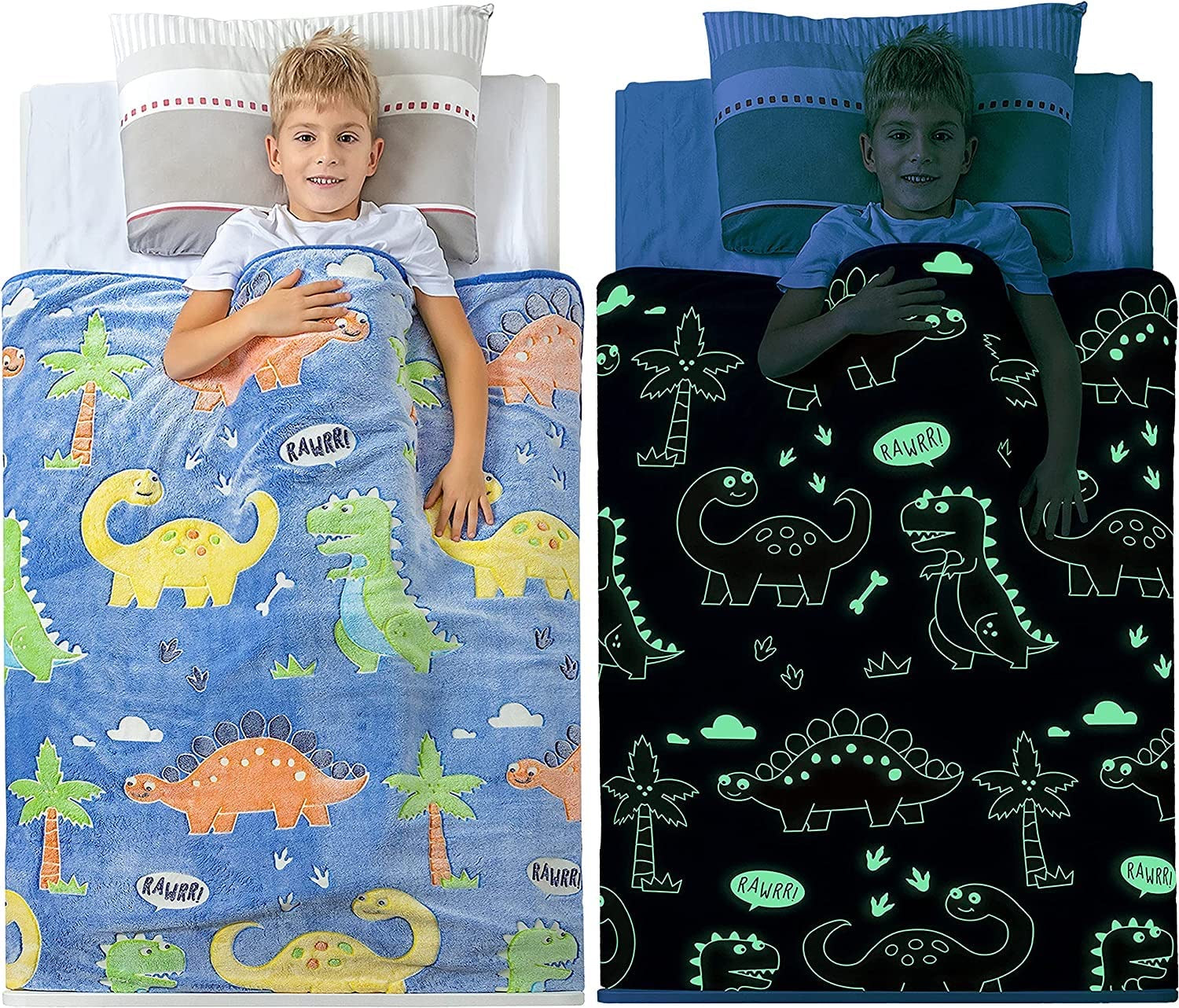 Glow in the dark blanket