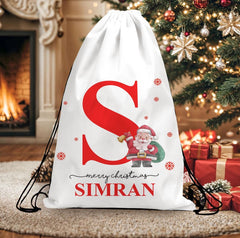 Personalised Christmas Bag