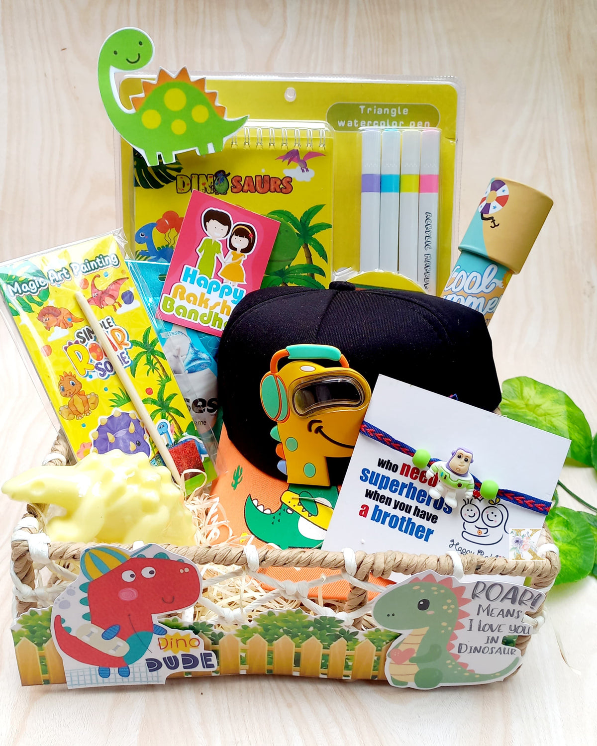 Dinomite rakhi hamper