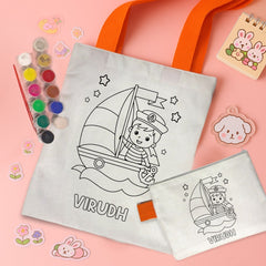 Personalised DIY bag pouch combo