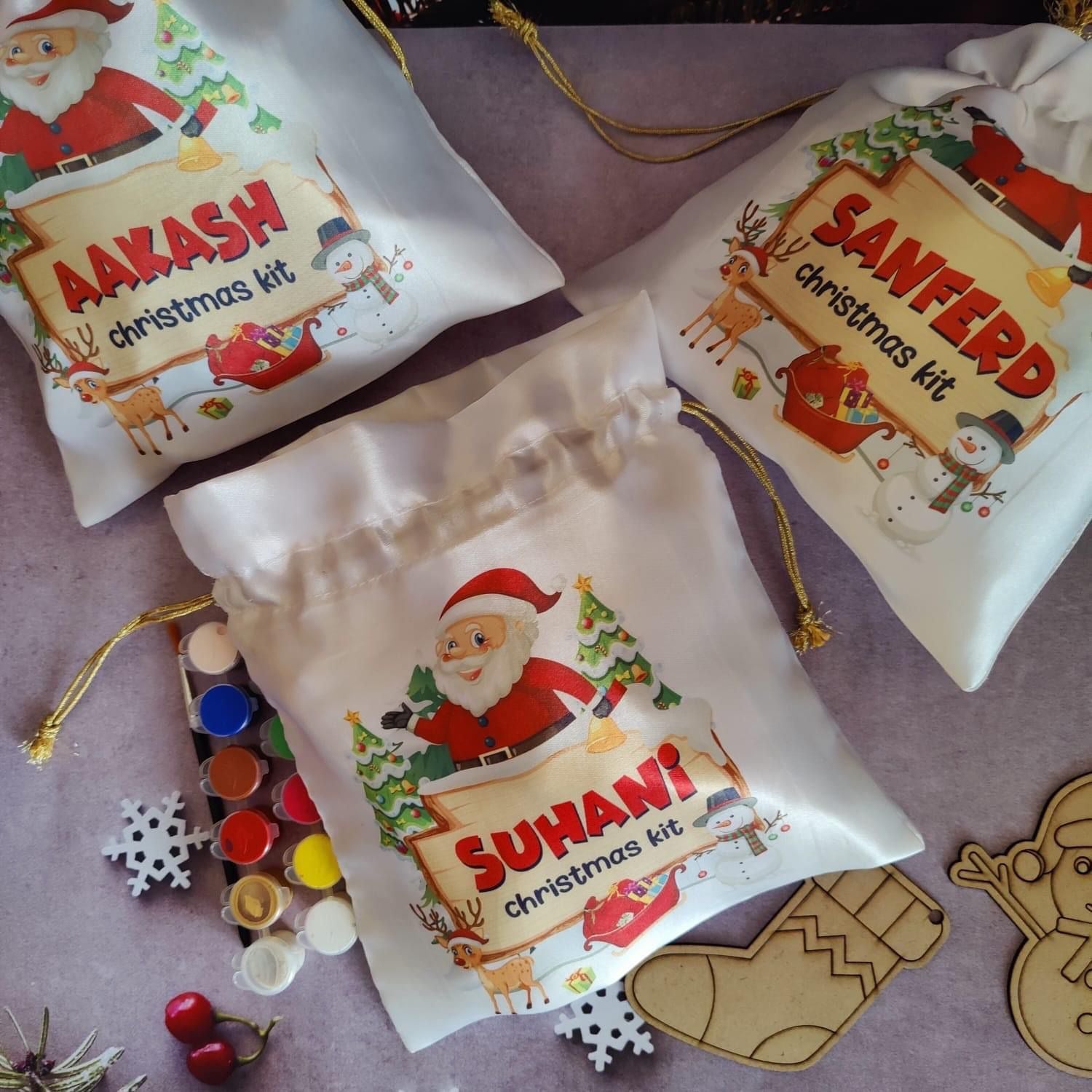 Personalised Christmas DIY ornaments