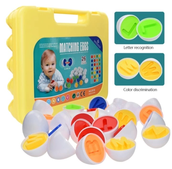 Egg matching alphabets