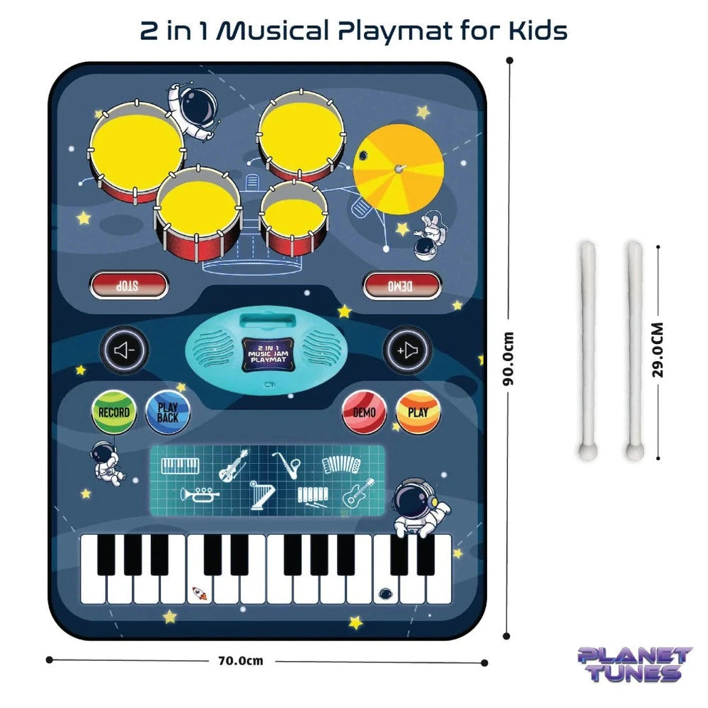 Electrobotic 2 in 1 Musical Playmat for kids