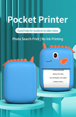 Cute unicorn theme portable pocket printer