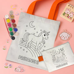 Personalised DIY bag pouch combo