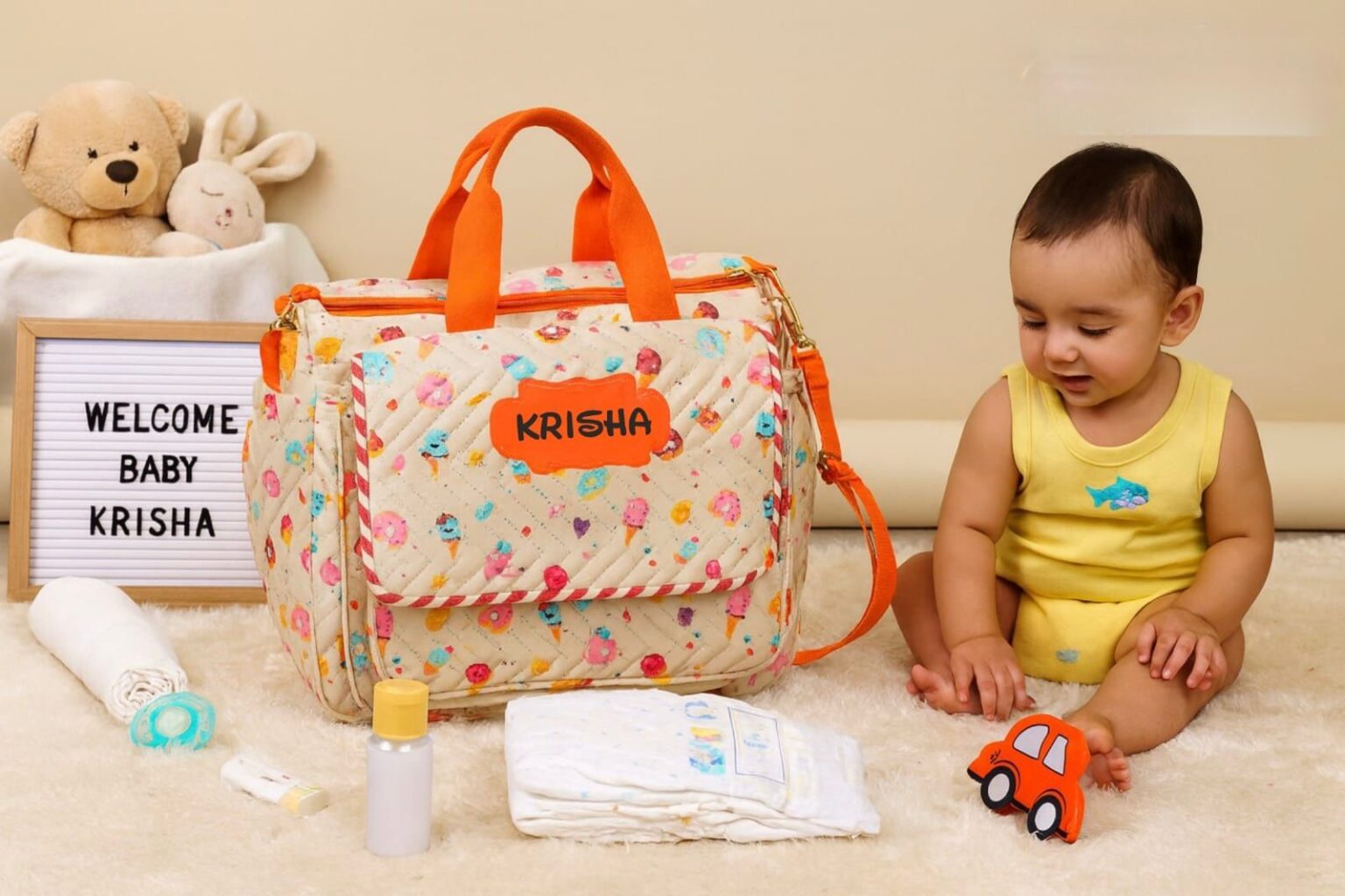 Personalised premium mommy bag