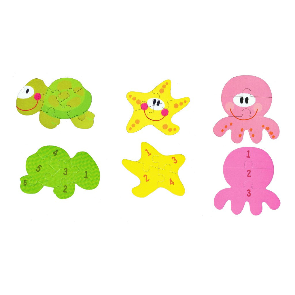 My first puzzle box water animals