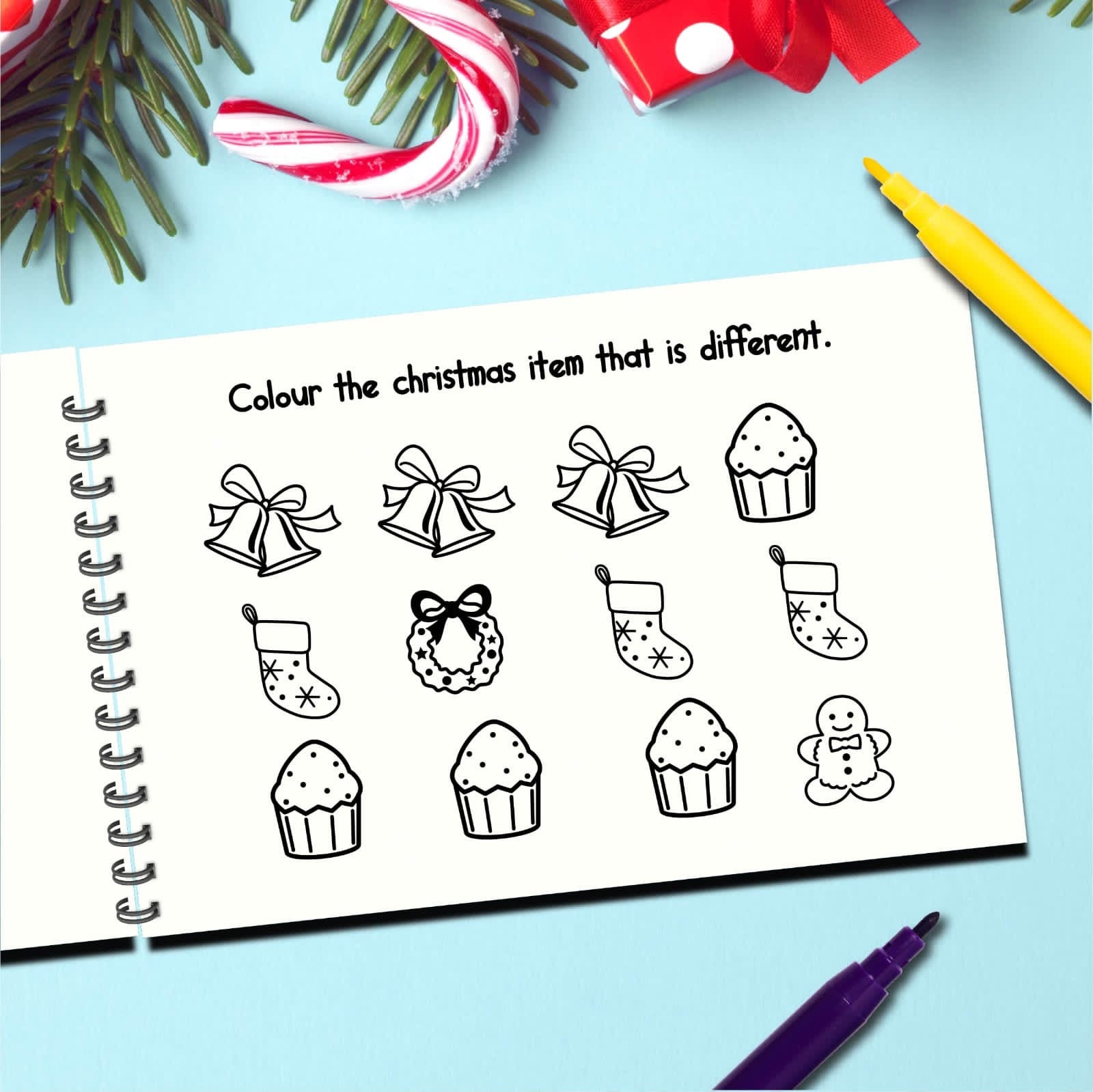 Christmas activity book
