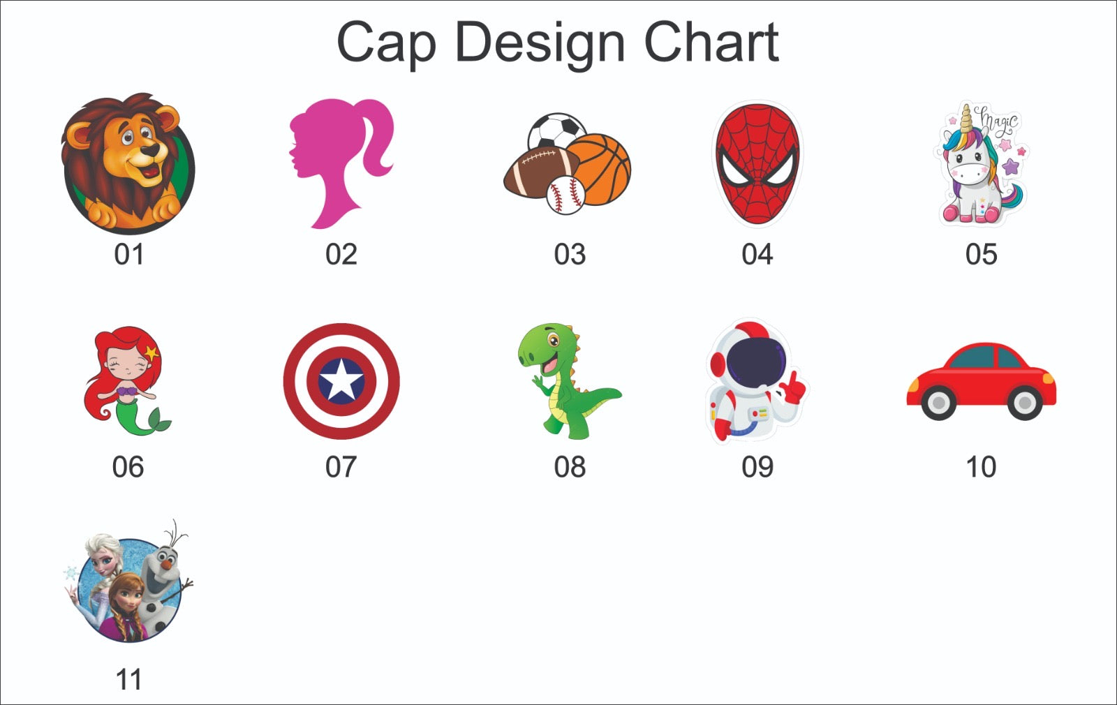 Kids personalised cap with patch