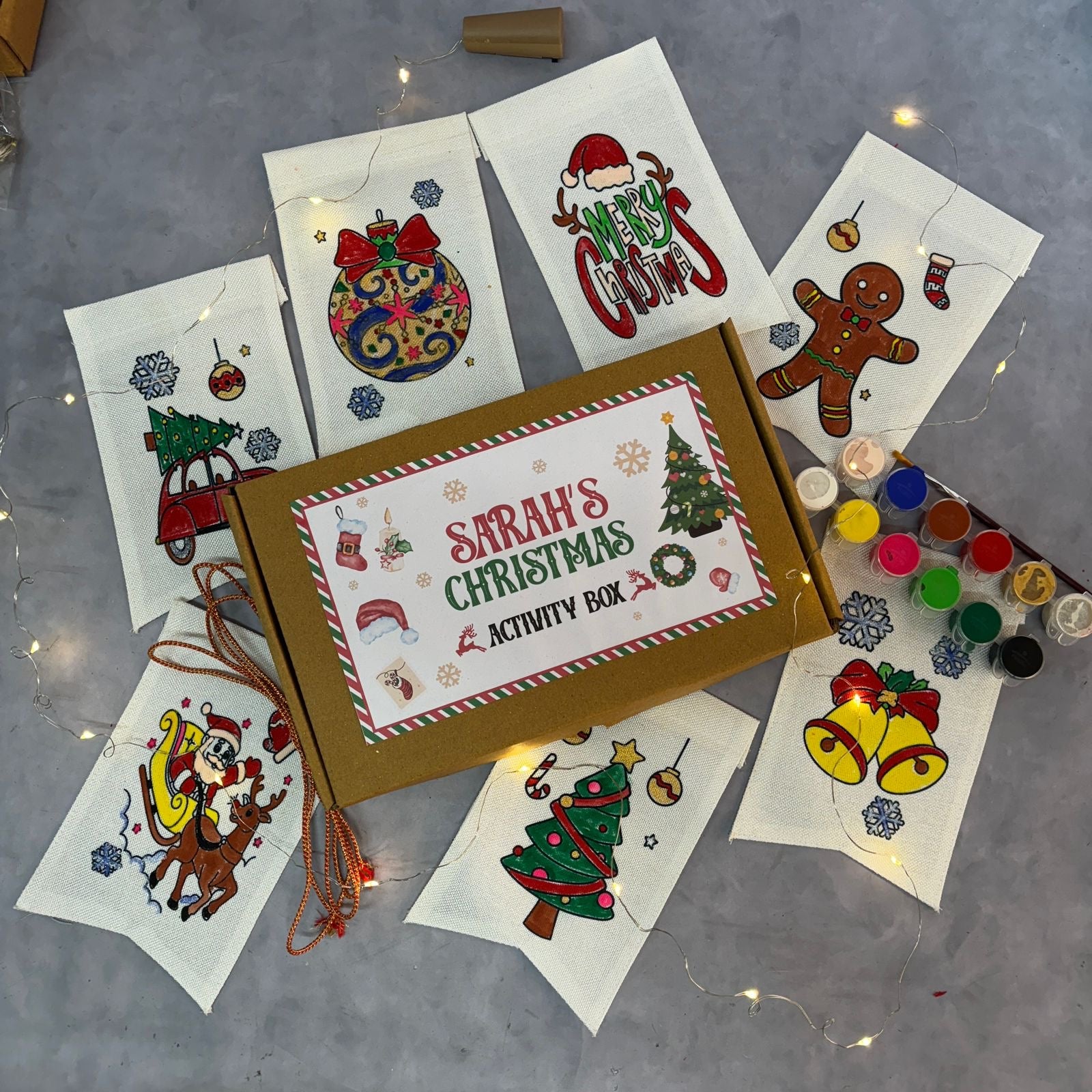 Personalised Christmas Activity Box