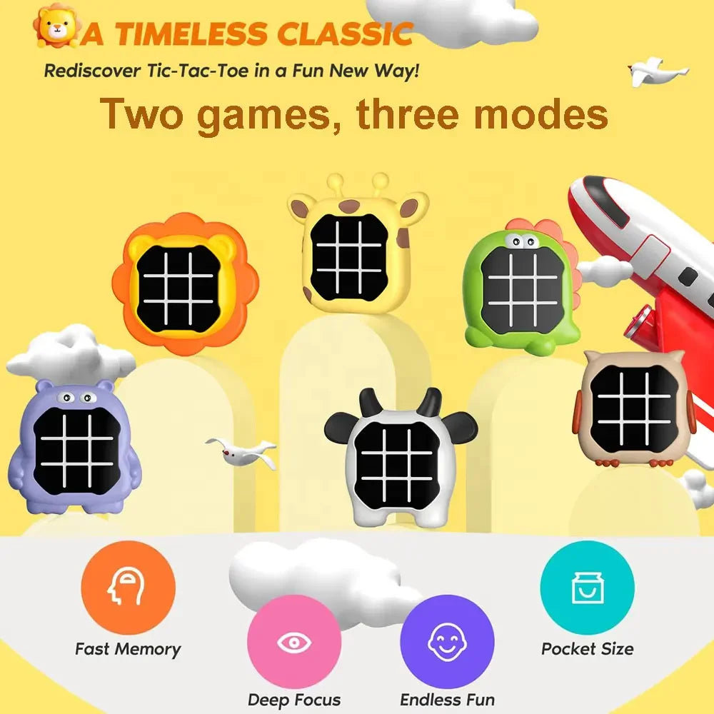 3D Animal Shaped Electronic tic tac toe