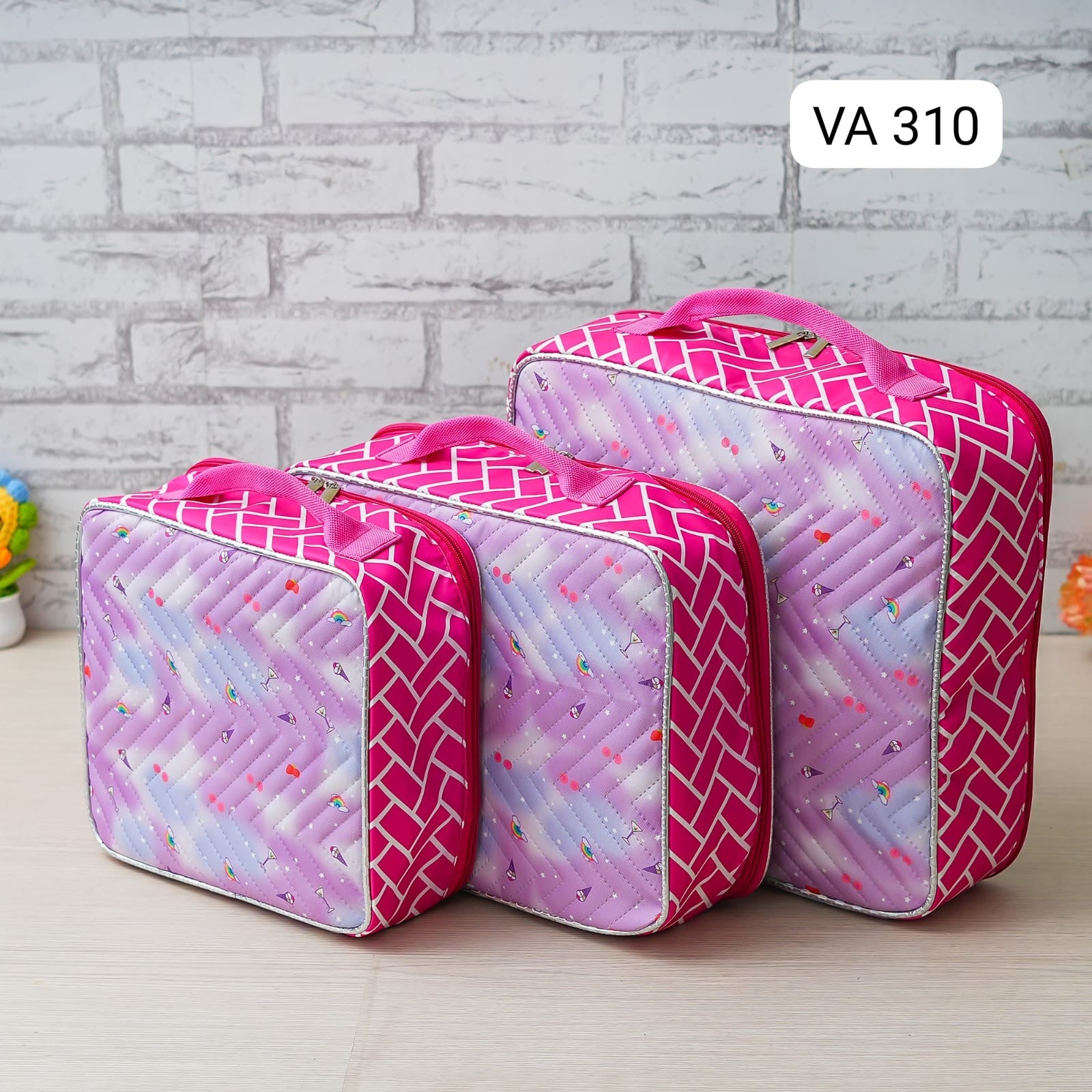 Personalised 3 piece organiser set