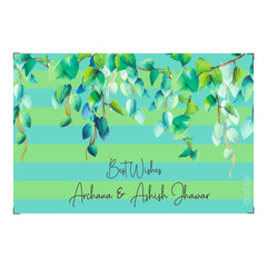 Gift Tag - Green Stripes