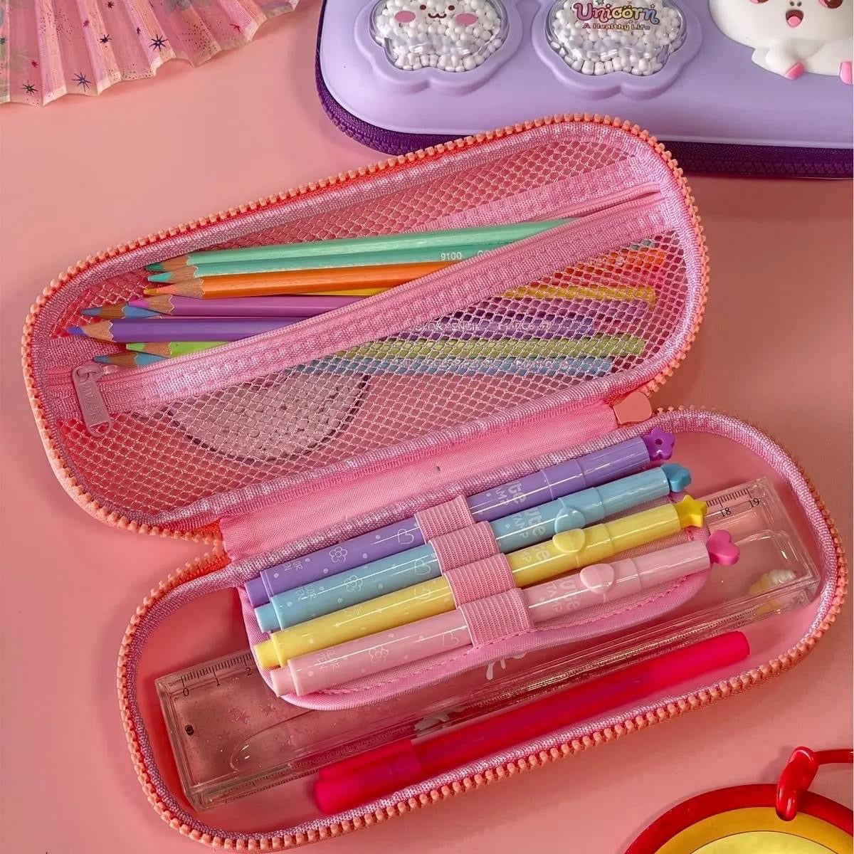 Cute silicon pencil cases