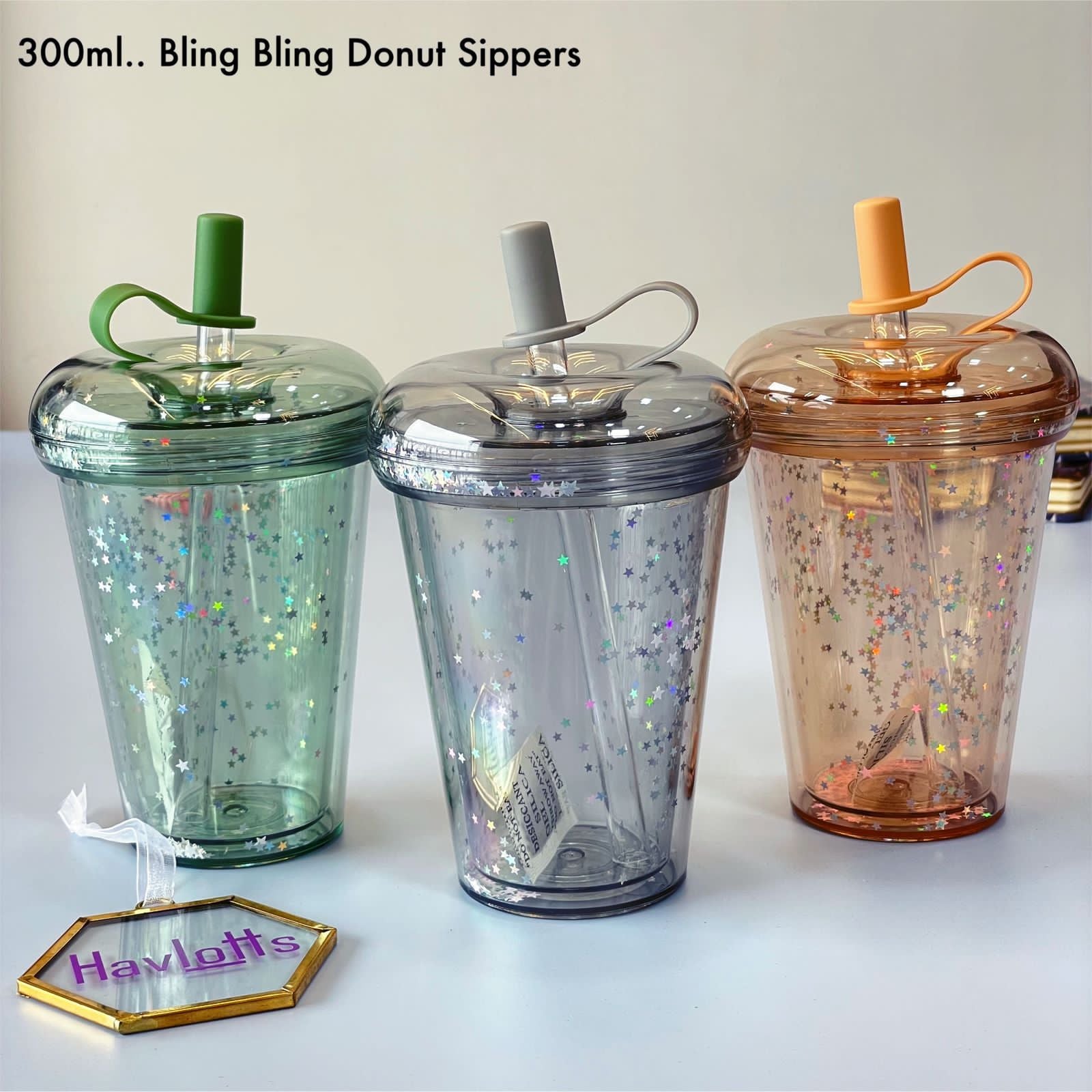 Bling bling donut sipper