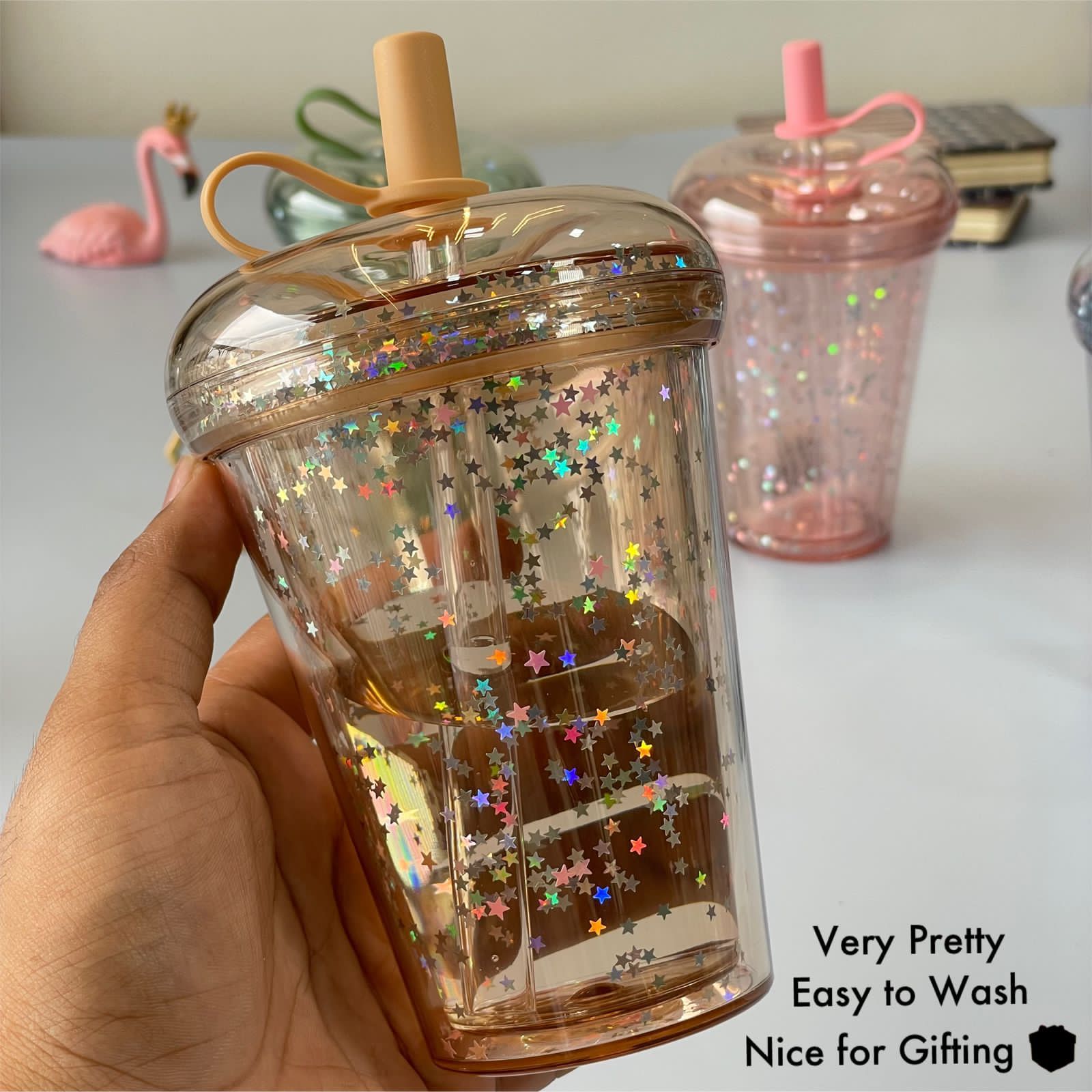 Bling bling donut sipper