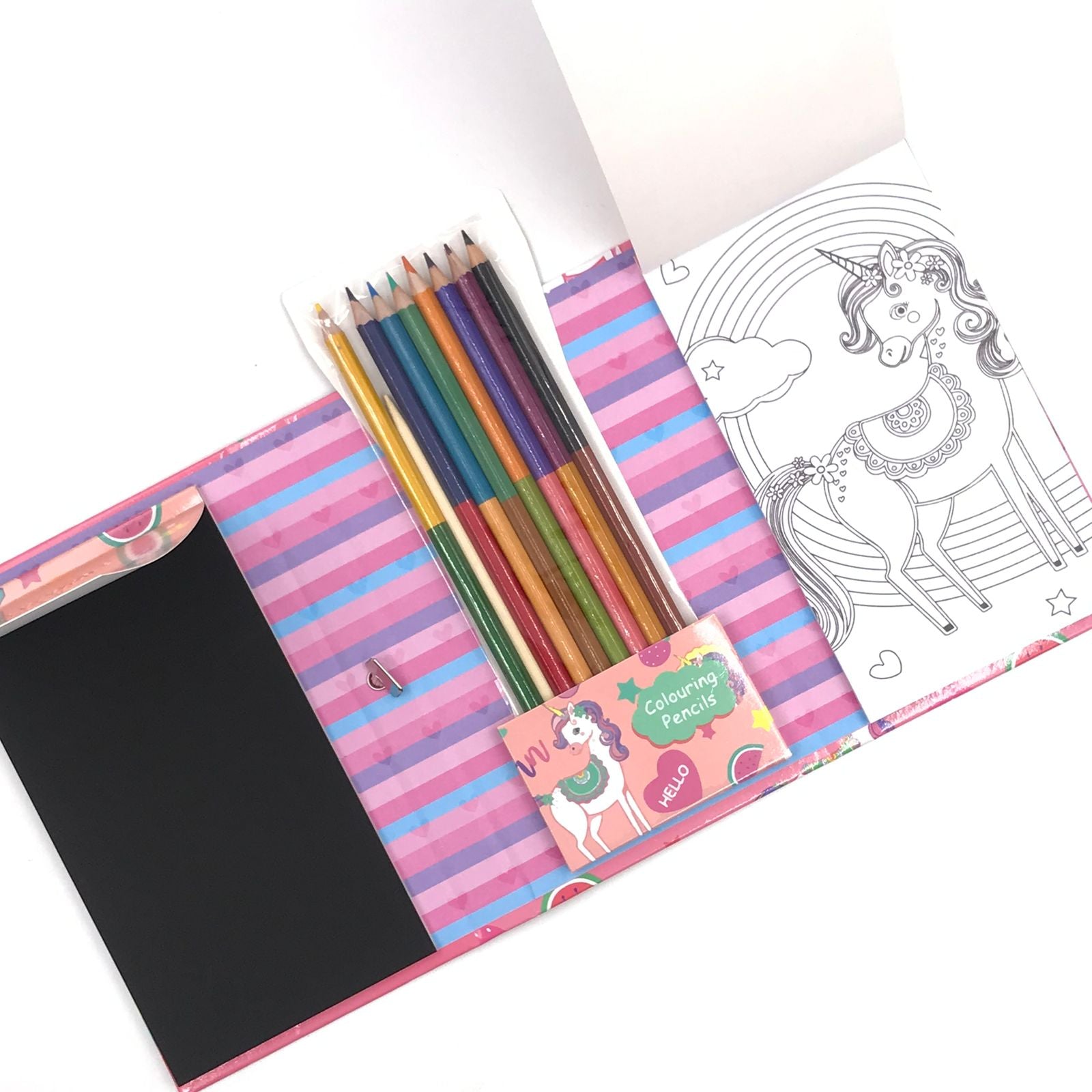 Colouring and scratch book
