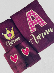 Personalised towel set