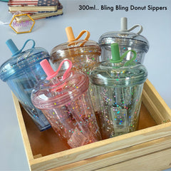 Bling bling donut sipper