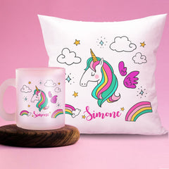 Persoanlised pillow and a mug