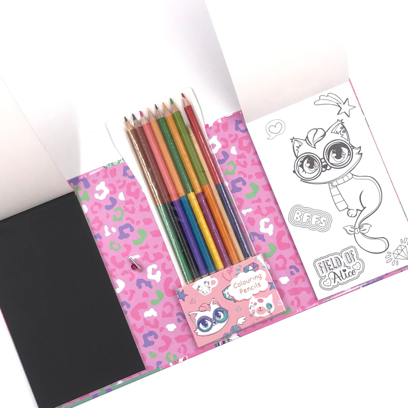 Colouring and scratch book