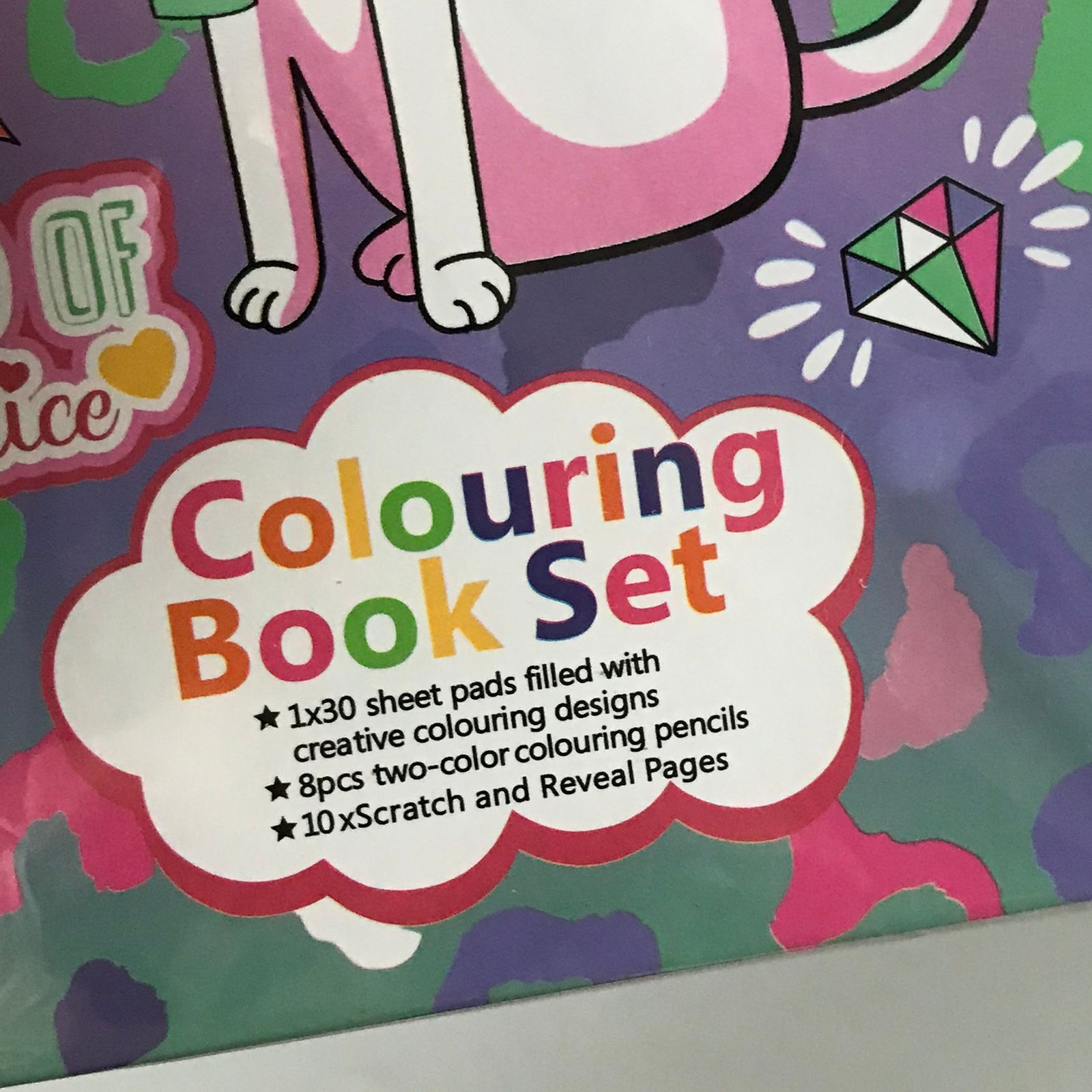 Colouring and scratch book