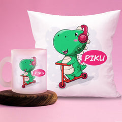 Persoanlised pillow and a mug