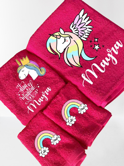 Personalised towel set