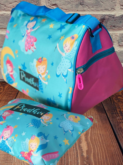 Personalised duffle combo