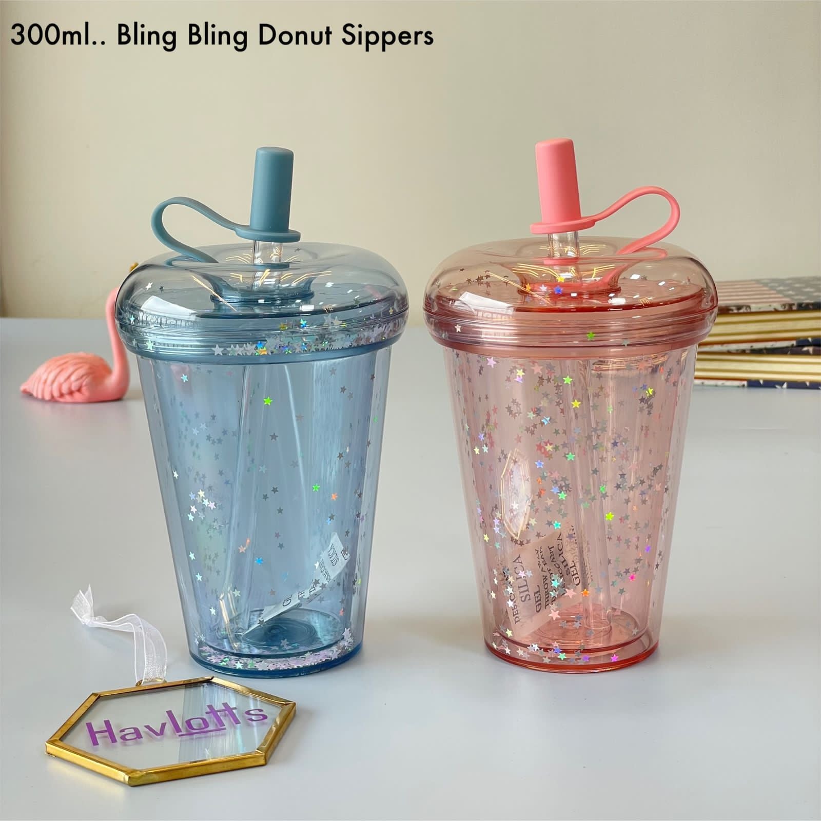 Bling bling donut sipper