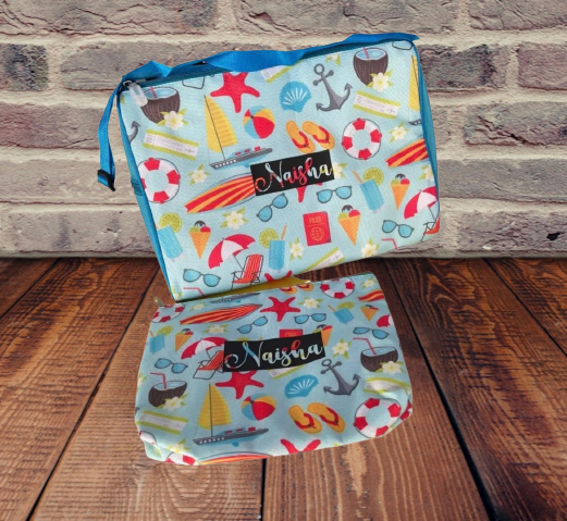 Personalised duffle combo