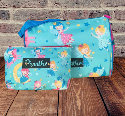 Personalised duffle combo