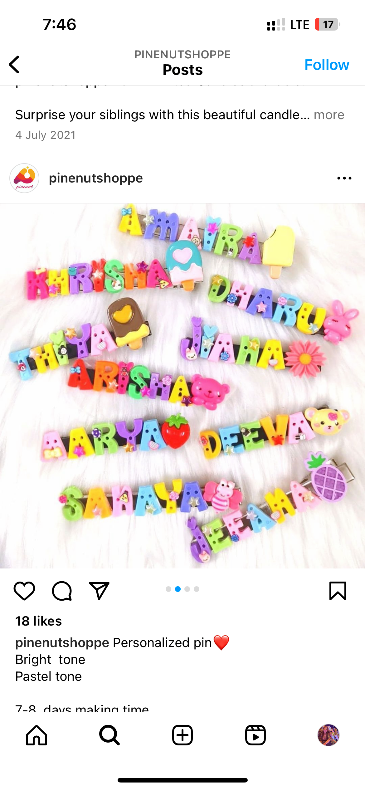 Personalised Hairclip